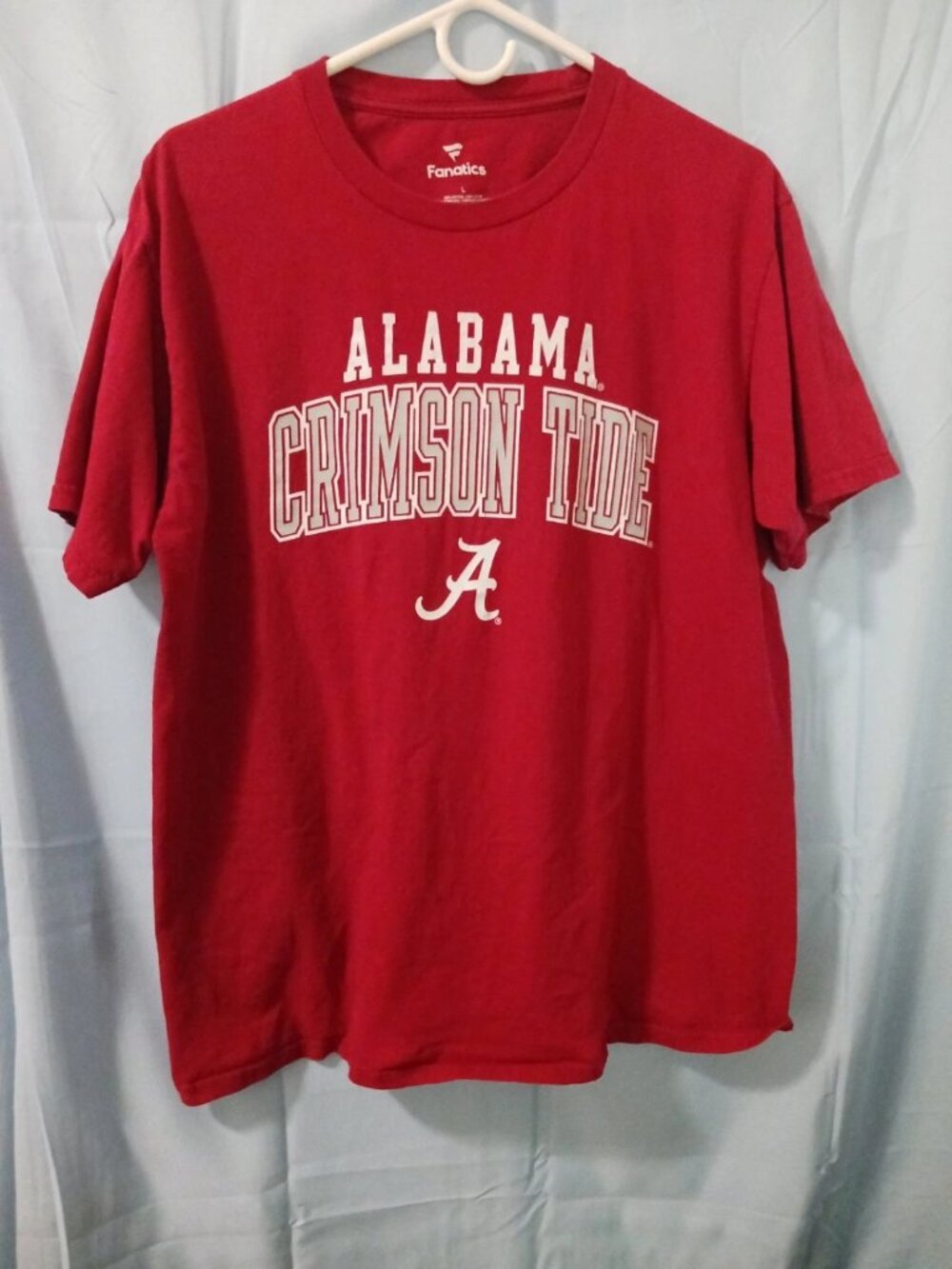 Alabama Crimson Tide Large Red Short Sleeve T-shirt